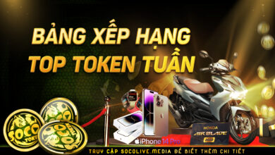 BXH Soco Token hàng tuần