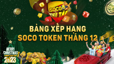 Bảng xếp hạng Soco Token Tháng 12