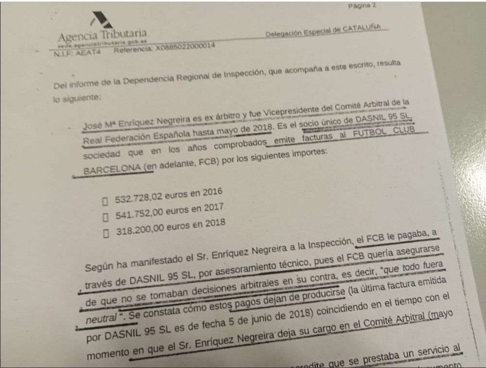 Bằng chứng giao dịch của Barcelona đã bị phanh phui