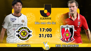 Link xem trực tiếp Kashiwa Reysol vs Urawa Red Diamonds 17h00 ngày 31/03