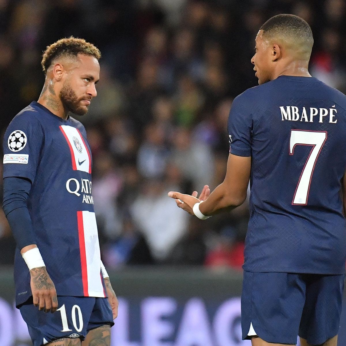 Neymar và Mbappe