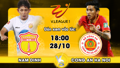 Link xem trực tiếp Nam Định FC vs Công An Hà Nội FC
