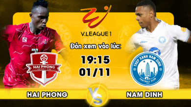 Link xem trực tiếp Hải Phòng vs Thép Xanh Nam Định